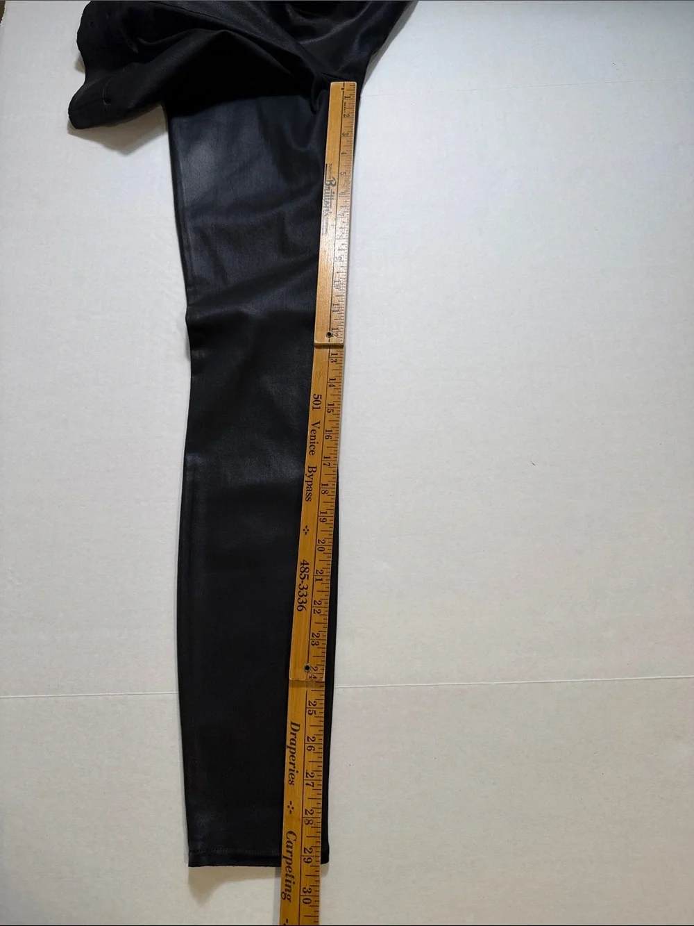 L’AGENCE Rochelle Coated High Waist Pull-On Skinny Jeans